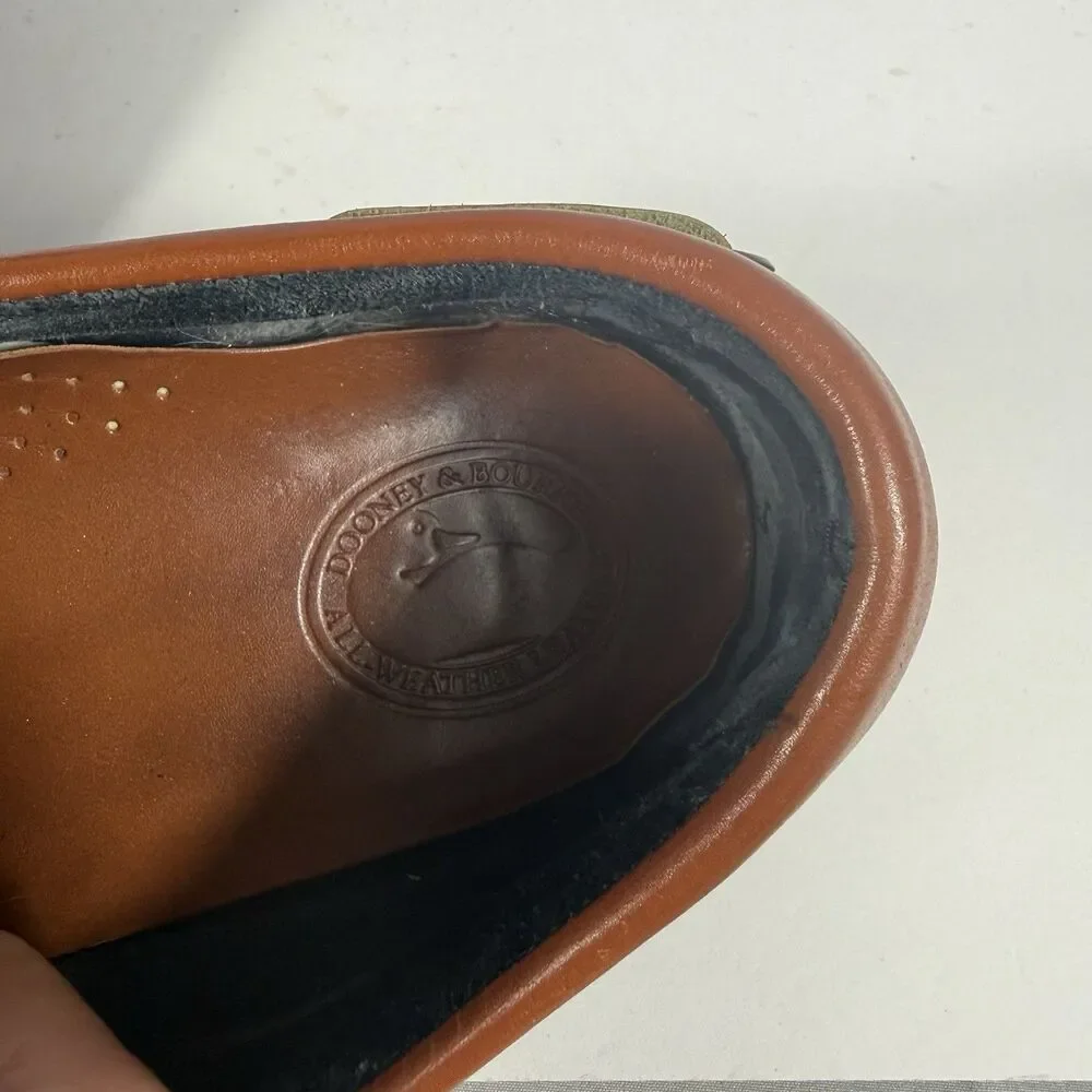 Dooney & Bourke Vintage Regatta Leather Boat Shoes Size 11.5 (?)